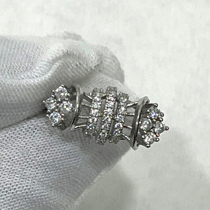 Nex Jewellers Platinum Plated Elegant Austrian White Crystal Adjustable Ring | Finger Ring for Women | Birthday Gift for Women Anniversary Gift for Wife Valentine Gift for Girls, Best Friend