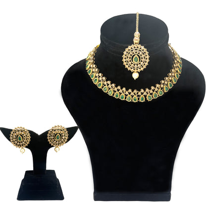 Nex Jewellers Maroon Beads luxurious Party jewellery Kundan crafted with design Polki stone Traditional Latest Stylish Antique Beautiful Meenakari Choker Necklace & Pearls wedding Earring Women