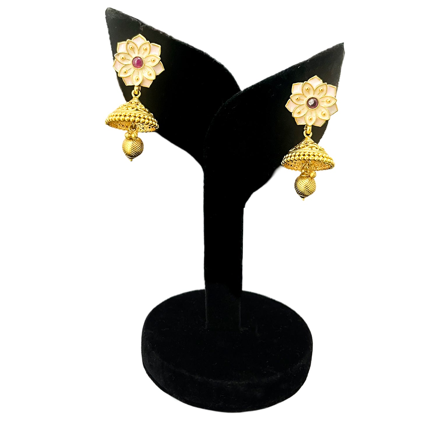 Nex Jewellers Latest Stylish Fancy Pearl Choker Traditional Jewellery Set for Women | One gram Gold Necklace Set | Festive Wedding Party Necklace | Gold Plated | Just Like Original Gold Jewellery
