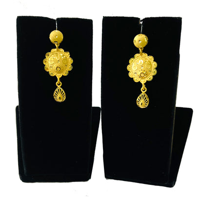 Nex Jewellers One Gram Micro Gold Plated Jewellery Set for women Traditional  Unique Design Choker Necklace Set/Jewellery Set with Earrings for Women | Just Like Original Gold Jewellery