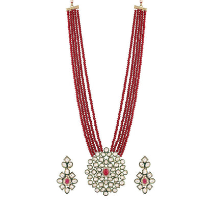 Nex Jewellers Latest Stylish Antique Beautiful Meenakari Heavy Choker Necklace Pearls Bridal Earring Women