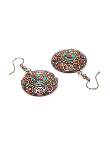 Nex Jewellers Multi Beads luxurious Party jewellery Latest Stylish Antique Beautiful Necklace &  Earring for Women